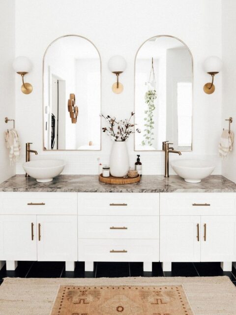 25 Bathroom Counter Decor Ideas! (Stylish & Functional) - hip&home