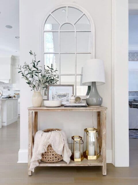 40 Entry Table Decor Ideas (Easy Ways To Make It STUNNING) - hip&home