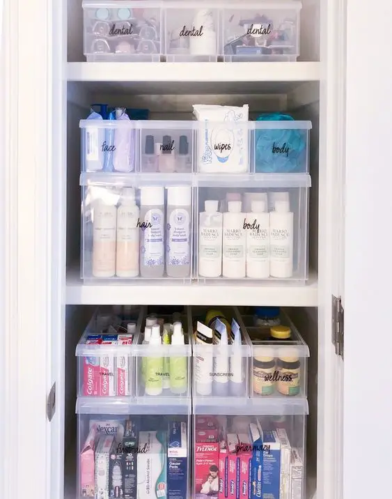 10 GENIUS Bathroom Closet Organization Ideas! (For Any Size Space ...