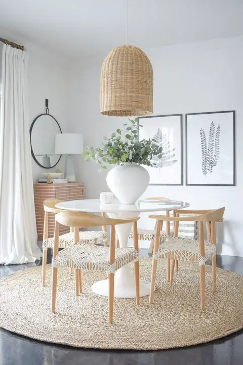14 Simply BEAUTIFUL Boho Dining Room Ideas To Inspire You! - hip&home