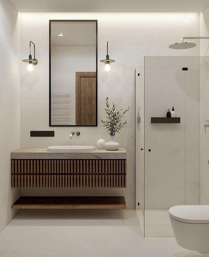 13 BREATHTAKING Japandi Bathroom Ideas For A Serene Space - hip&home