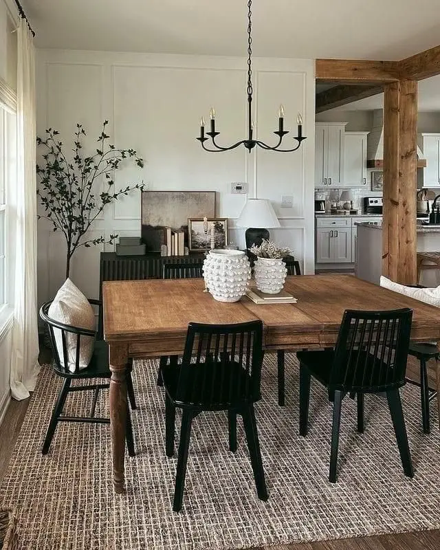 10 BEAUTIFUL Rustic Dining Room Ideas To Use In Your Space! - hip&home